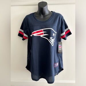 New England Patriots NFL woman’s team apparel.